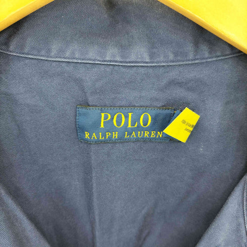 ポロラルフローレン POLO RALPH LAUREN フロントポケット ツイル ワーク長袖シャツ メンズ M