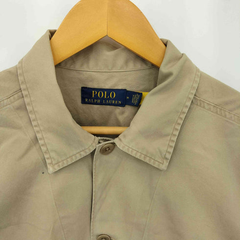 ポロラルフローレン POLO RALPH LAUREN フロントポケット ツイル ワーク長袖シャツ メンズ M