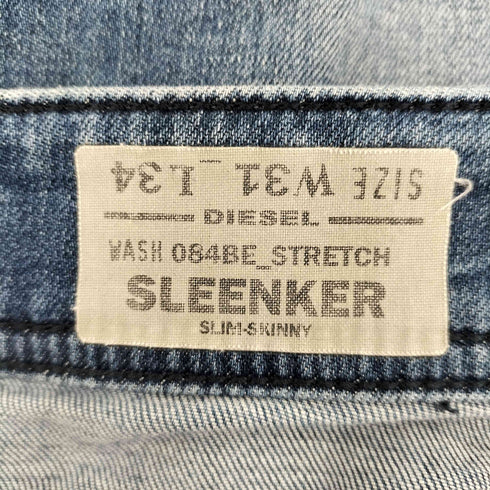 ディーゼル DIESEL ボタンフライ ストレート デニムパンツ レディース 31