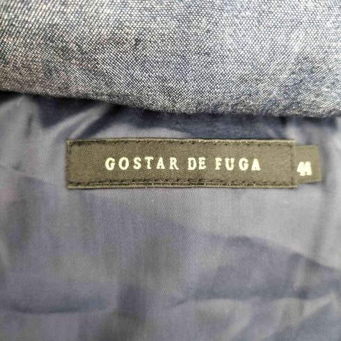 ゴスタールジフーガ GOSTAR DE FUGA インディゴ染 ストレッチデニム ダウンジャケット メンズ JPN:44