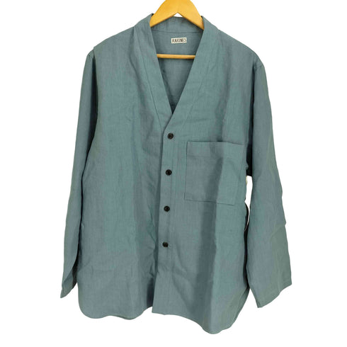 ラキネス RAKINES Linen wheather cardigan jacket リネンウェザー カーディガン ジャケット メンズ
