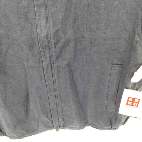 シップス SHIPS NOVELTEX リネン ジップ ベスト メンズ M