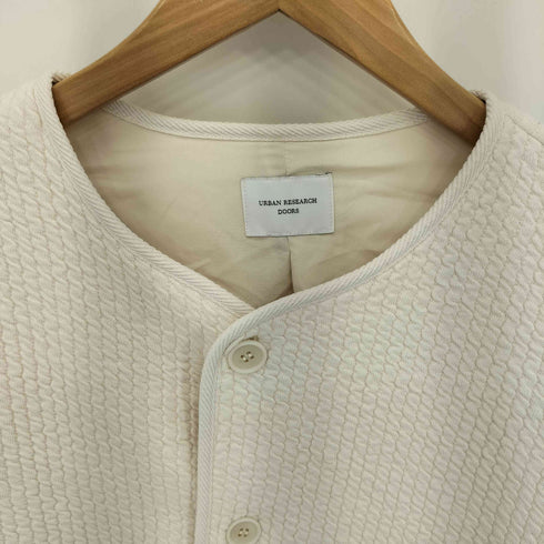 アーバンリサーチドアーズ URBAN RESEARCH DOORS キルトノーカラージャケット メンズ L