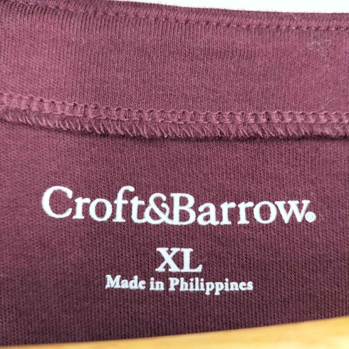 クラフトアンドバロー Croft&Barrow ジップデザインカットソー メンズ JPN:XL