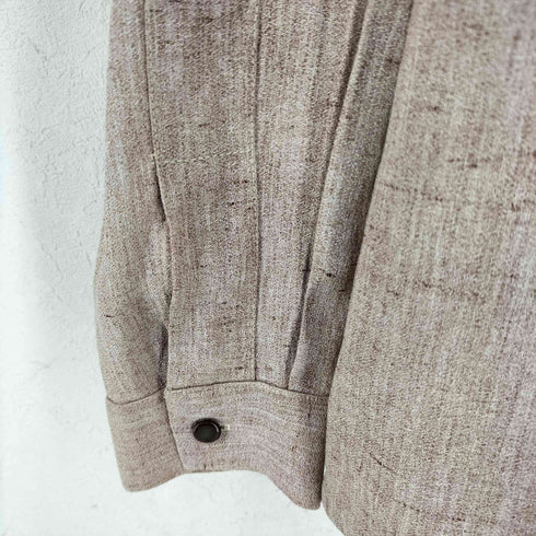 Holly Mode 50S CALIFORNIA製 絣 オープンカラー長袖シャツ メンズ import:M