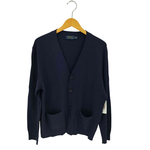 ポロラルフローレン POLO RALPH LAUREN エルボーパッチ ウールニット カーディガン メンズ M