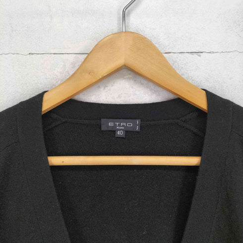 エトロ ETRO カシミヤ100 Vネックカーディガン メンズ US:40