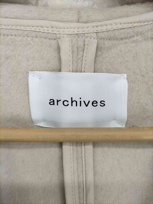 アルシーヴ archives ウール混 ベルト付きコート レディース import:M