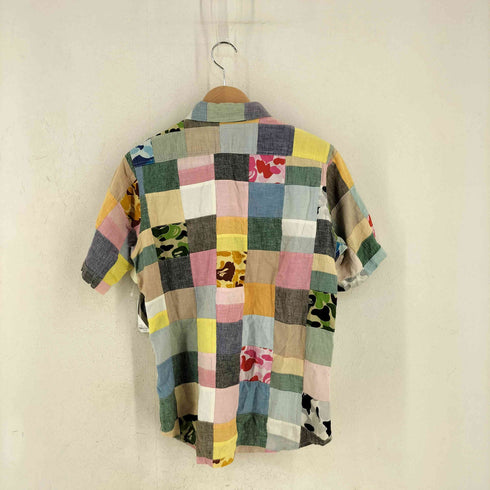 アベイシングエイプ BAPE by A BATHING APE パッチワークロゴ 半袖シャツ メンズ import:M
