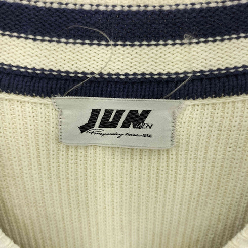 ジュンメン JUN MEN 80-90s コットン アクリル Vネック ニットセーター メンズ