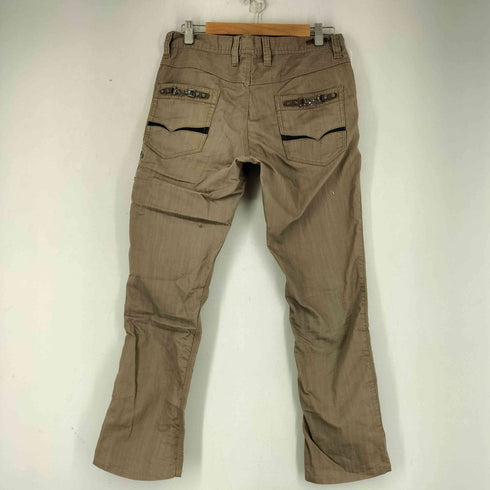 ニコルクラブフォーメン NICOLE CLUB FOR MEN チェーンデザインシューカットパンツ メンズ 46