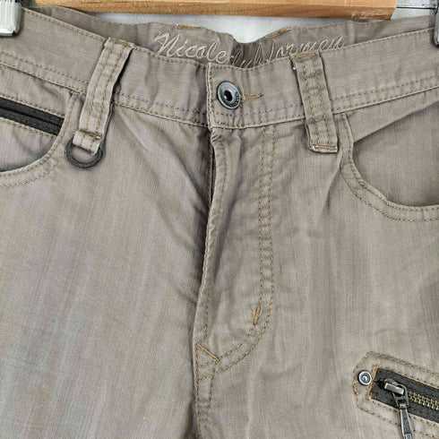 ニコルクラブフォーメン NICOLE CLUB FOR MEN チェーンデザインシューカットパンツ メンズ 46