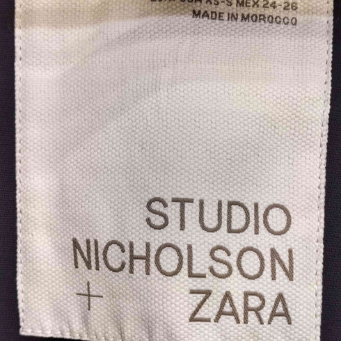スタジオニコルソン STUDIO NICHOLSON カンガルーポケット シャツジャケット レディース import:XS