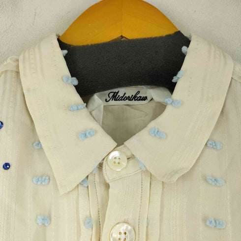 ミドリカワ MIDORIKAWA レイヤードシャツ ブルゾン メンズ