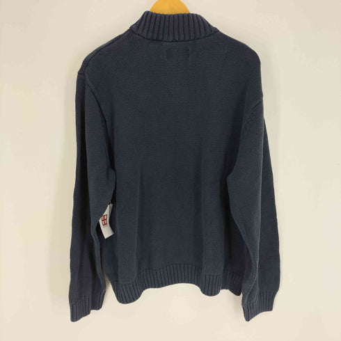 チャップス CHAPS ロゴ刺繍 ハーフジップ コットンニット メンズ 3XL