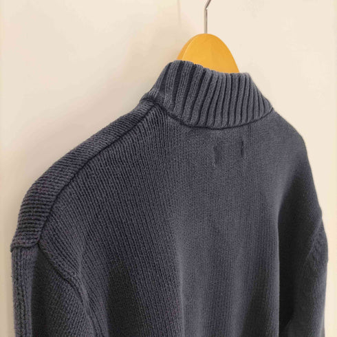 チャップス CHAPS ロゴ刺繍 ハーフジップ コットンニット メンズ 3XL