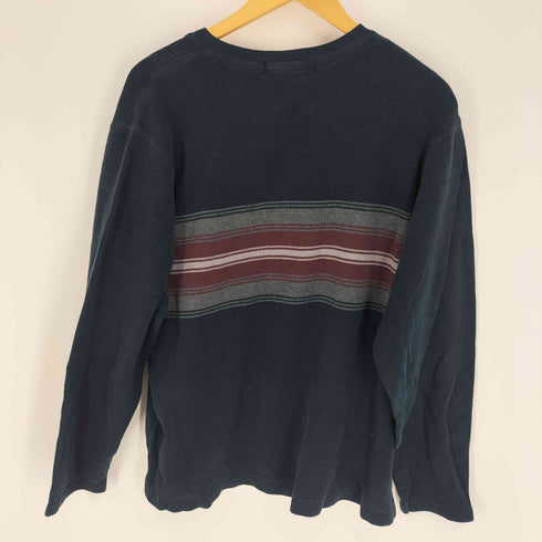 バナナリパブリック BANANA REPUBLIC OLD ボーダー Vネック コットンニット メンズ import:M
