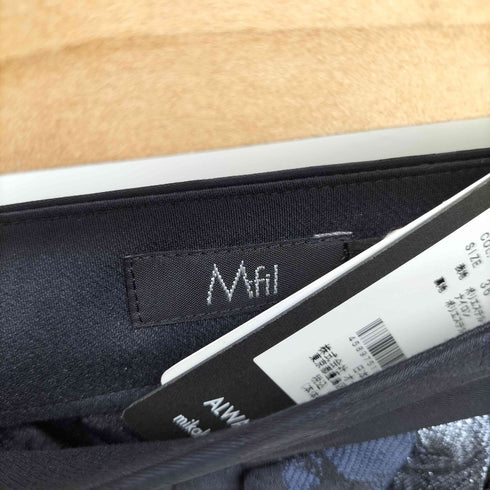 M・FIL ラメ花 JQオーガンジ裏地付きギャザースカート レディース JPN:36