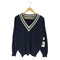 ジュンメン JUN MEN 80-90s コットン アクリル Vネック ニットセーター メンズ