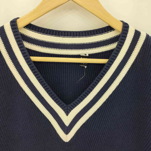 ジュンメン JUN MEN 80-90s コットン アクリル Vネック ニットセーター メンズ