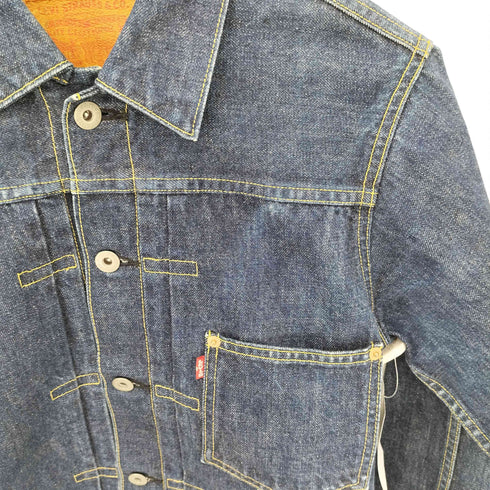 リーバイス Levis 日本製 94年製 ボタン裏102刻印 71506 XX インディゴ セルヴィッチ 赤耳 デニムジャケット メンズ US:36