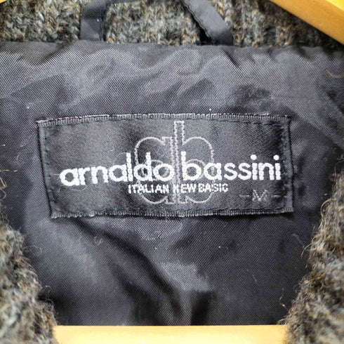 アーノルド バッシーニ arnaldo bassini パネルデザインニットジャケット メンズ JPN:M