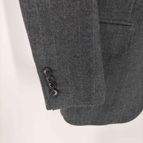 バラシ barassi カシミヤ混 ストライプテーラードジャケット メンズ JPN:52