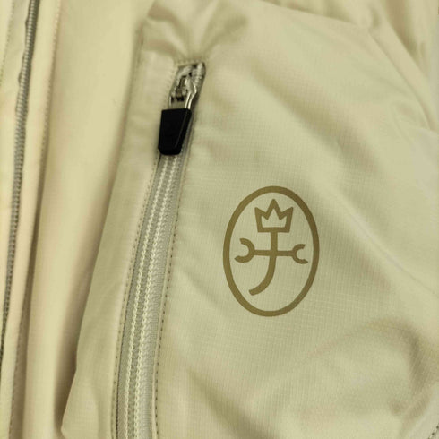 CASTEL BAJAC 3ポケット プリント ジップアップ ダウンベスト メンズ 4