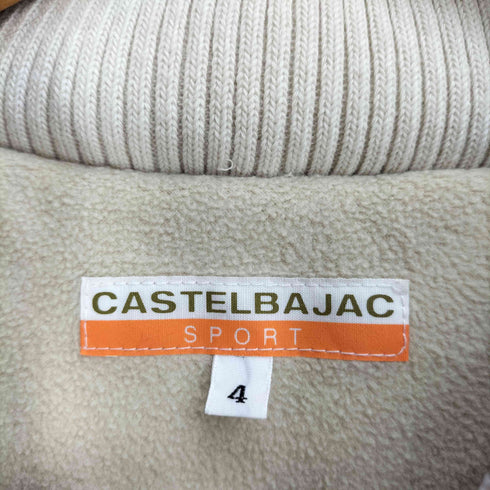 CASTEL BAJAC 3ポケット プリント ジップアップ ダウンベスト メンズ 4