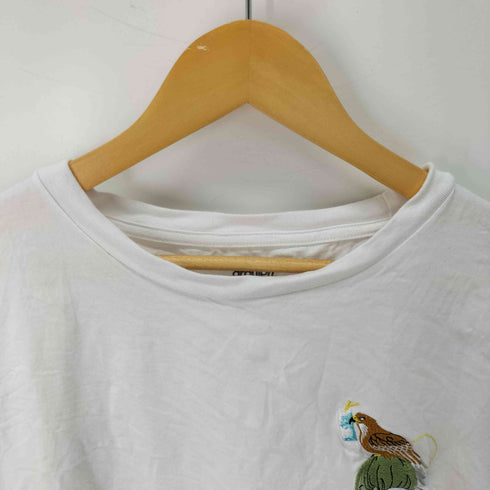 グラニフ graniph サーフ ブンガク カマクラ サイドガゼットTシャツ レディース JPN:XL
