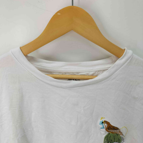 グラニフ graniph サーフ ブンガク カマクラ サイドガゼットTシャツ レディース JPN:XL