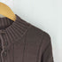 ヴァンヒューゼン VAN HEUSEN ハーフボタン コットンアクリルニット メンズ import:XL