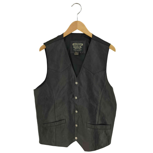 MODAL 本革 レザーベスト メンズ JPN:L