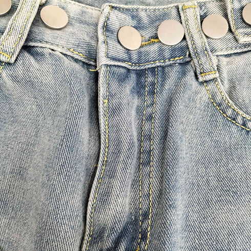 ダメージデニムパンツ レディース