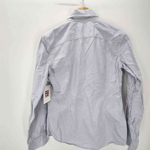 ラルフローレン RALPH LAUREN CUSTOM FIT ポニー刺繍 ストライプボタンダウンシャツ レディース S