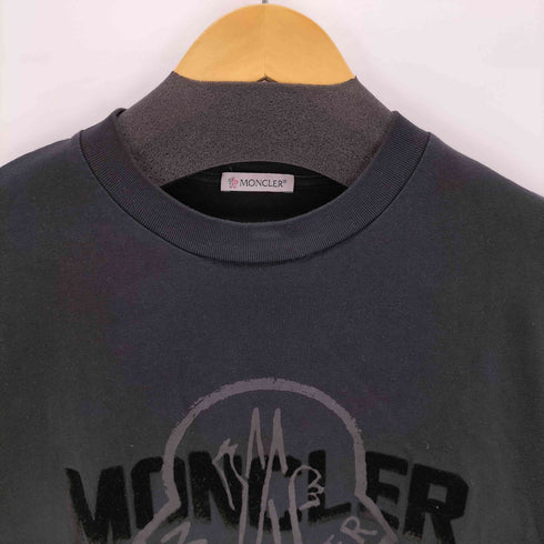 モンクレール MONCLER Logo Print Long Sleeve T-Shirt メンズ S