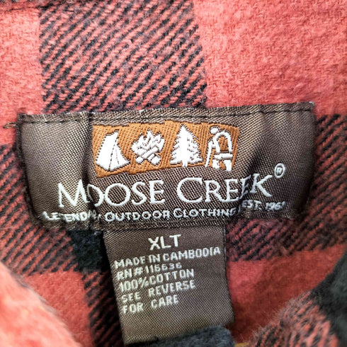 moose creek バッファローチェック ネルシャツ メンズ XLT