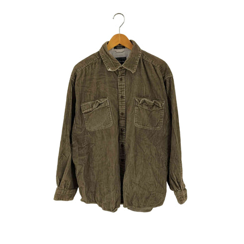 outdoor exchange 両胸フラップ コーデュロイシャツ メンズ XLT
