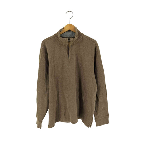 セントジョンズベイ STJOHNS BAY ハーフジップ コットンニット メンズ import:XL