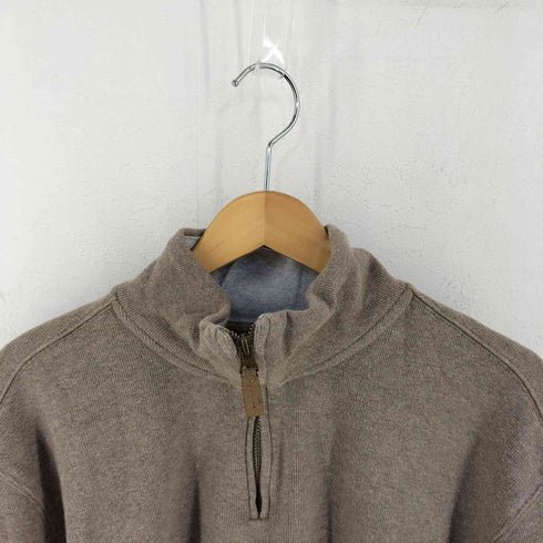 セントジョンズベイ STJOHNS BAY ハーフジップ コットンニット メンズ import:XL