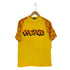 ミチココシノ michiko koshino 90s- 裾シングル 袖切替フロントプリントクルーネックTシャツ メンズ