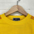 ミチココシノ michiko koshino 90s- 裾シングル 袖切替フロントプリントクルーネックTシャツ メンズ