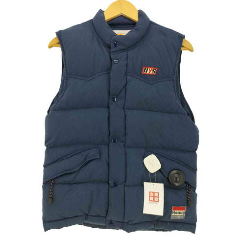 ヒステリックグラマー HYSTERIC GLAMOUR HG HEAVY DUTY 胸元HYSワッペン ダウンベスト メンズ FREE
