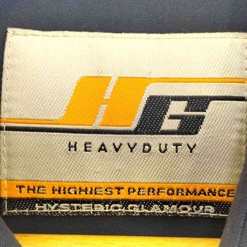 ヒステリックグラマー HYSTERIC GLAMOUR HG HEAVY DUTY 胸元HYSワッペン ダウンベスト メンズ FREE