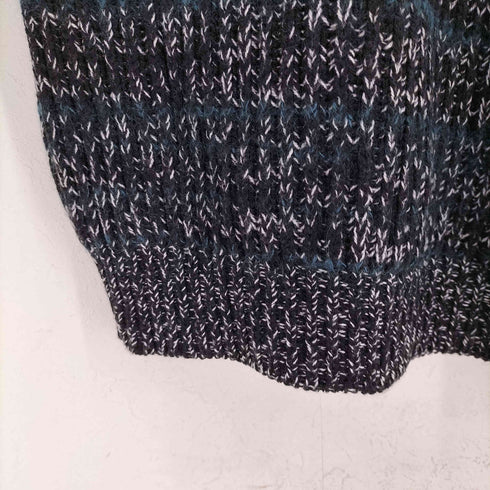 イタリア製 ウールクルーネックニット メンズ