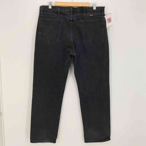 ラスラー RUSTLER レギュラーフィット ストレートジーンズ コールブラック メンズ 38×29