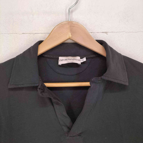 エンポリオアルマーニ EMPORIO ARMANI 開襟ポロシャツ メンズ M