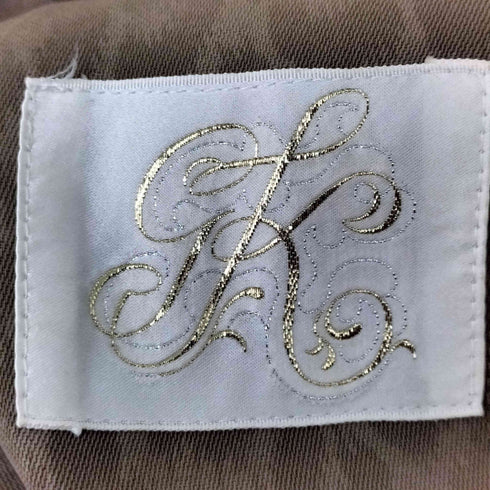 レオパード 刺繍ノーカラージャケット レディース 9