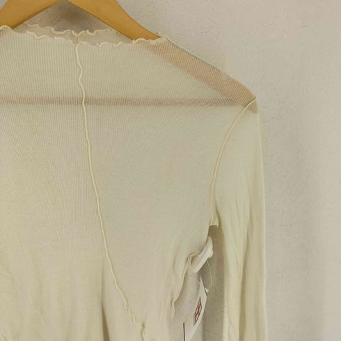 ハクジ HAKUJI WOOL RIB H/N PO ハイネックプルオーバー レディース FREE