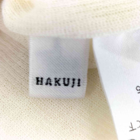 ハクジ HAKUJI WOOL RIB H/N PO ハイネックプルオーバー レディース FREE